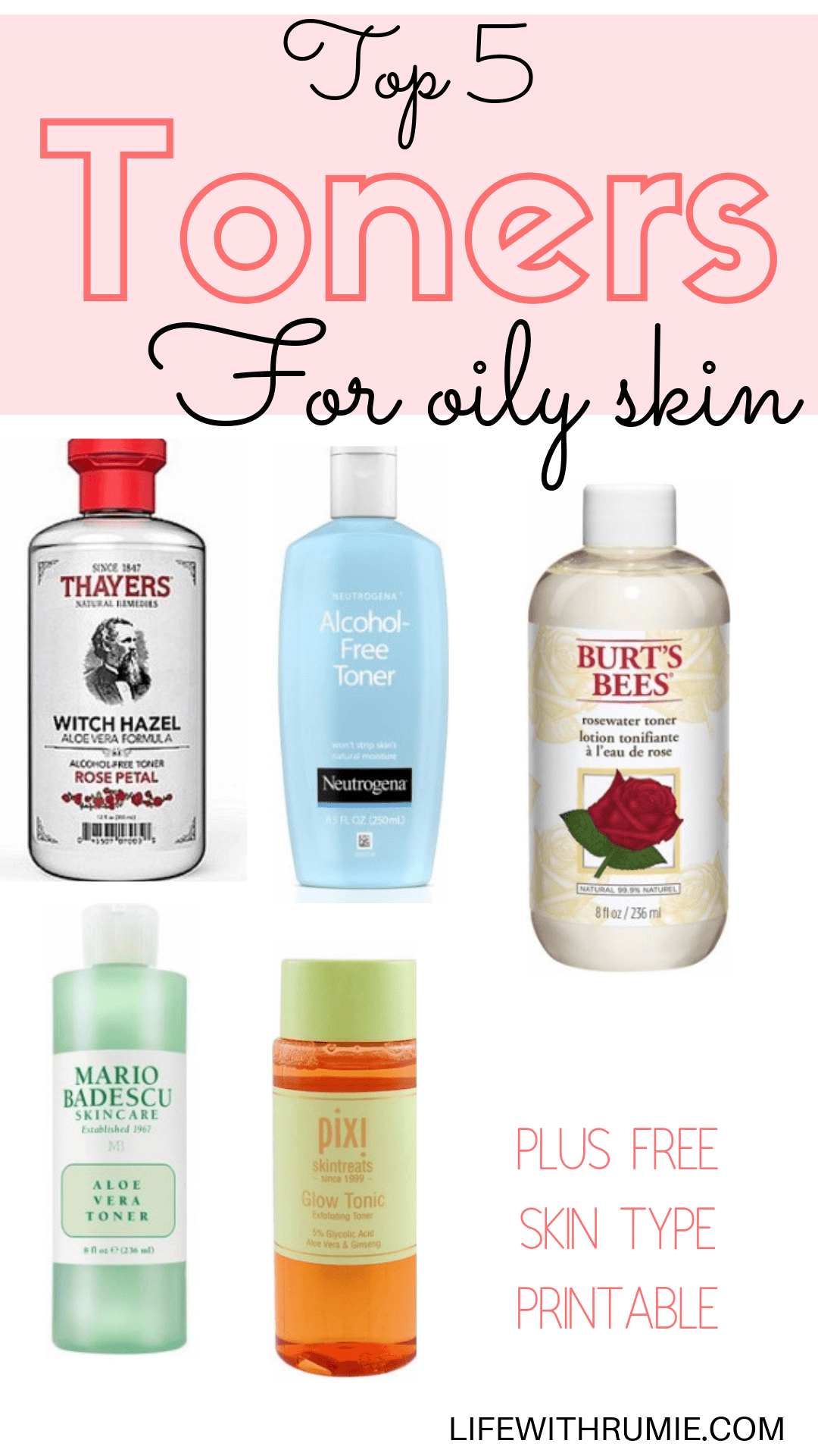 Top 5 toners for oily skin